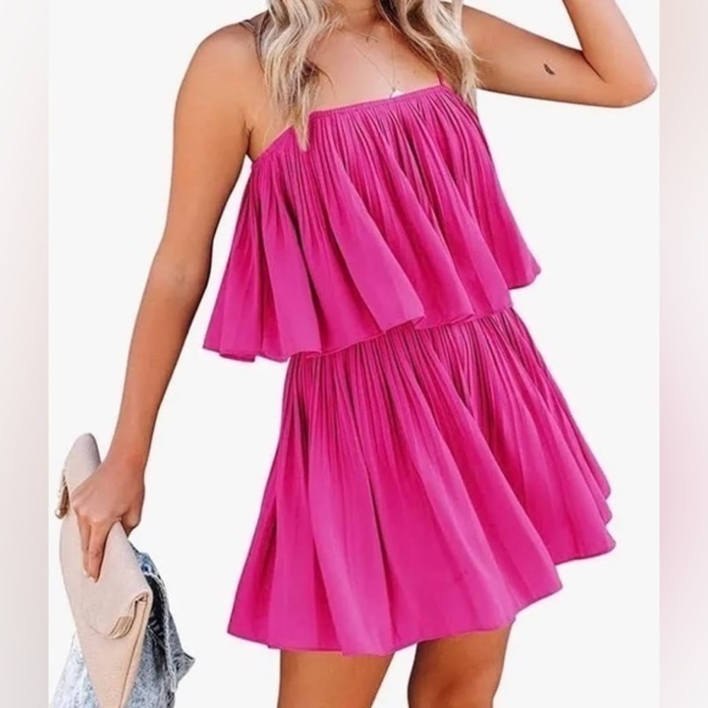 Exlura Hot Pink Romper Size Medium